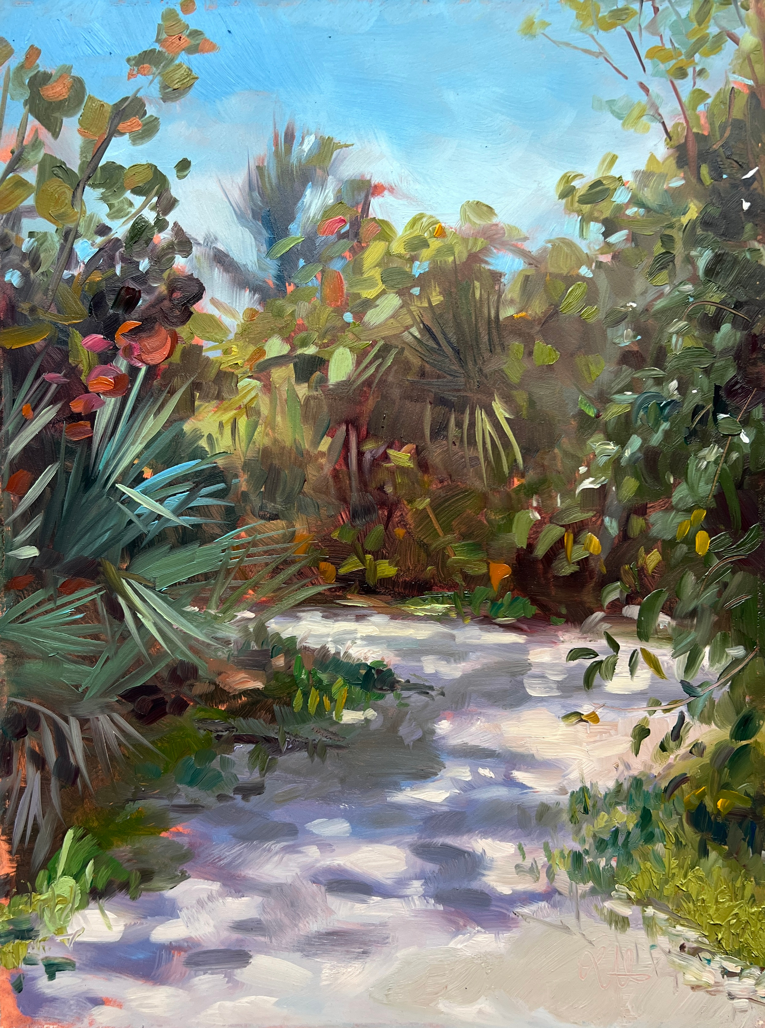 Crandon Trail, 2024
12 x 9 in. Oil on Panel
Painted En Plein Air
Crandon Park Beach - Key Biscayne, FL
$370
